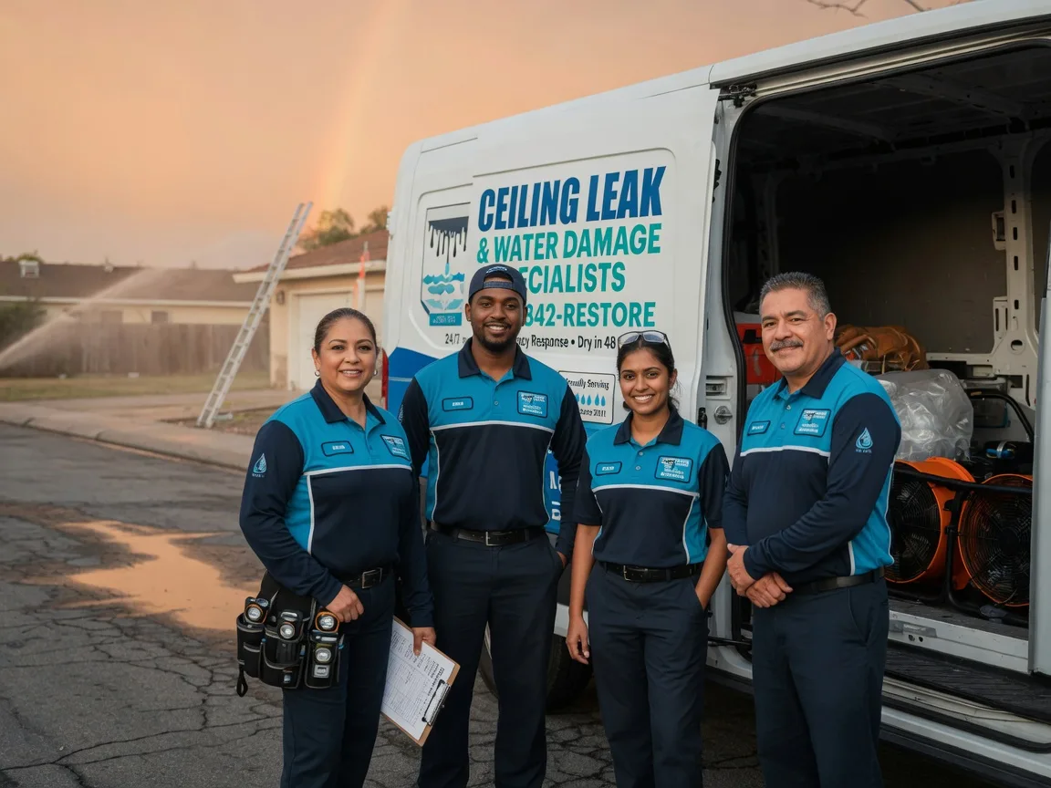 Ceiling Leak Cleanup company in New Washington, OH