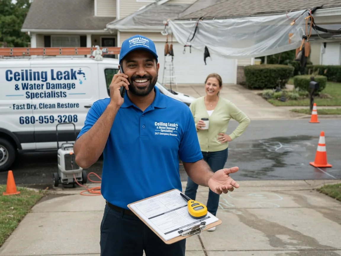 Ceiling Leak Cleanup New Washington, OH FAQs